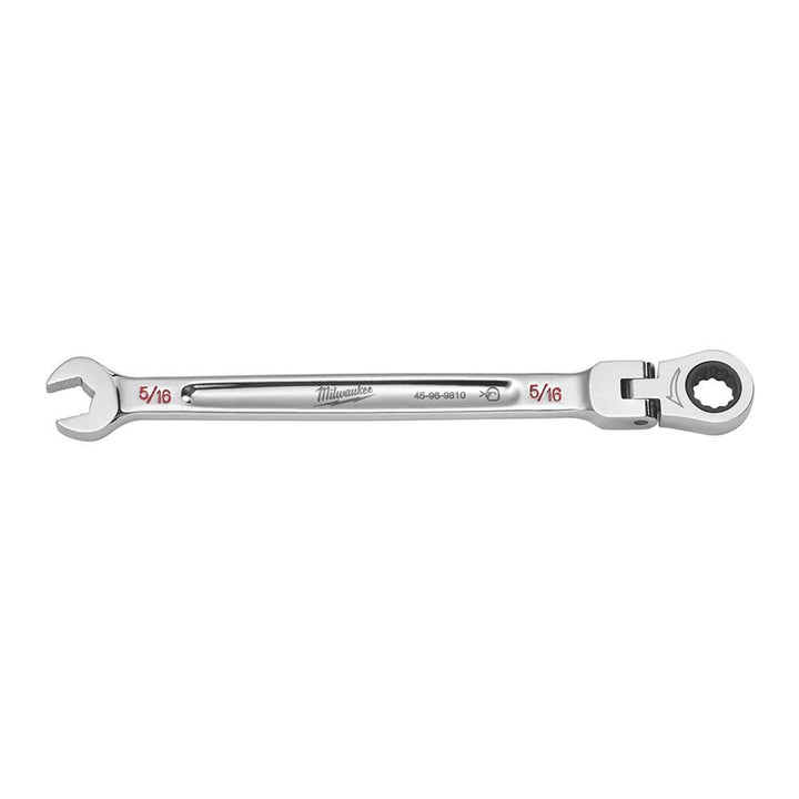 MILWAUKEE Flex Head Ratcheting Combination Wrench - SAE