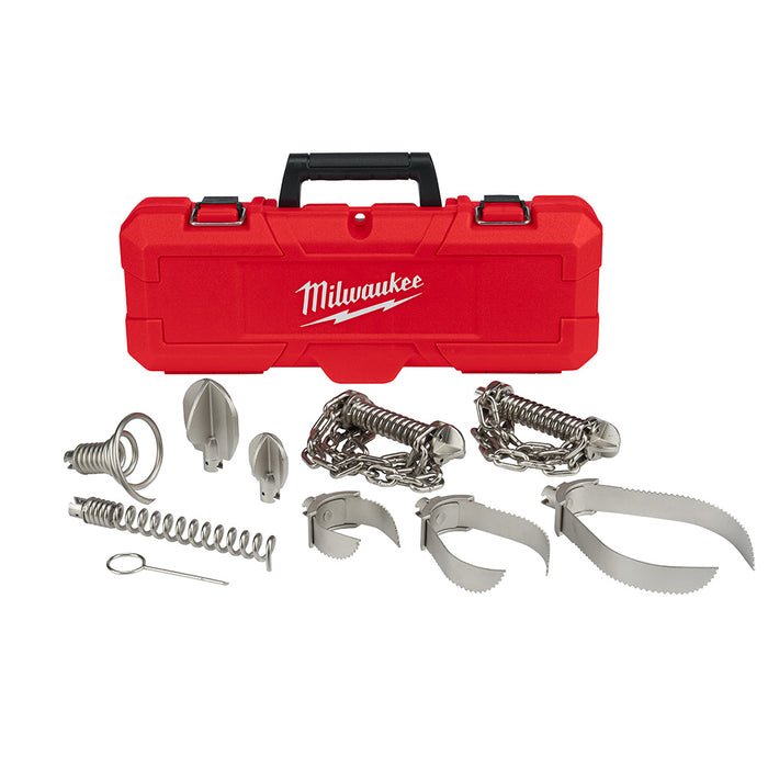 Kit de fijación de cabezal MILWAUKEE para cable de tambor de 5/8" y 3/4"