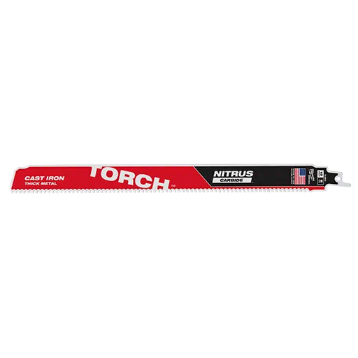 1pk 12" 7TPI TORCH W/NITRUS Carbide