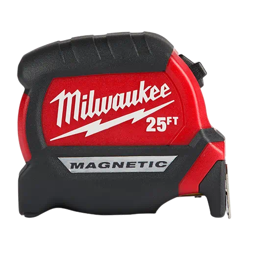 MILWAUKEE 25' Compact Wide Blade Magnetic Tape Measure