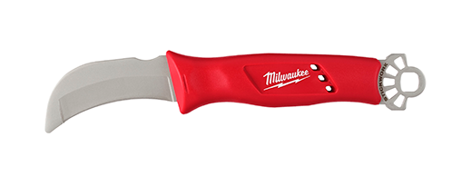 MILWAUKEE Lineman’s Blunt Tip Hawkbill Knife w/ STICKWORK™ 3-IN-1 Ring