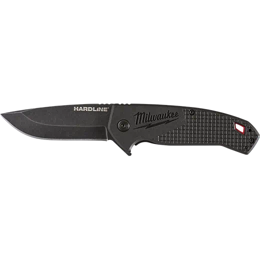 MILWAUKEE 3” HARDLINE™ Smooth Blade Pocket Knife