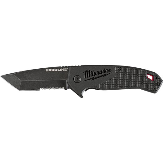 MILWAUKEE 3” HARDLINE™ Serrated Blade Pocket Knife