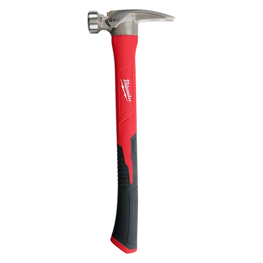 MILWAUKEE 21 oz. Milled Face Poly/Fiberglass Handle Hammer