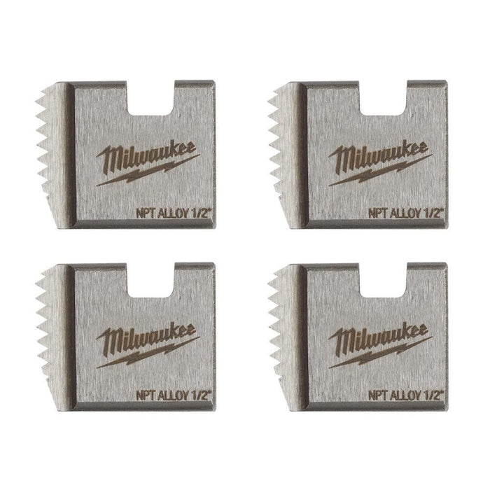 Troquel de roscado de tubos portátil de ALEACIÓN NPT de 1/2" MILWAUKEE