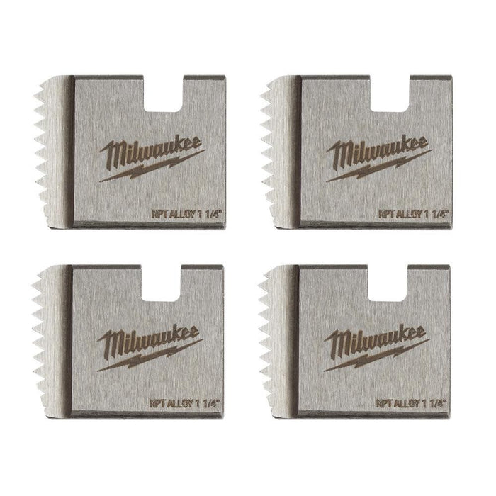 Troquel de roscado de tubos portátil de ALEACIÓN NPT de 1-1/4" MILWAUKEE