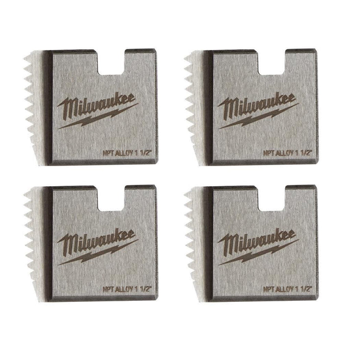 Troquel de roscado de tubos portátil de ALEACIÓN NPT de 1-1/2" MILWAUKEE