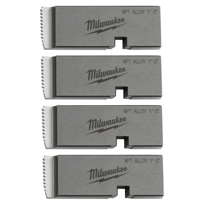 MILWAUKEE 1"-2" ALLOY NPT Universal Pipe Threading Dies