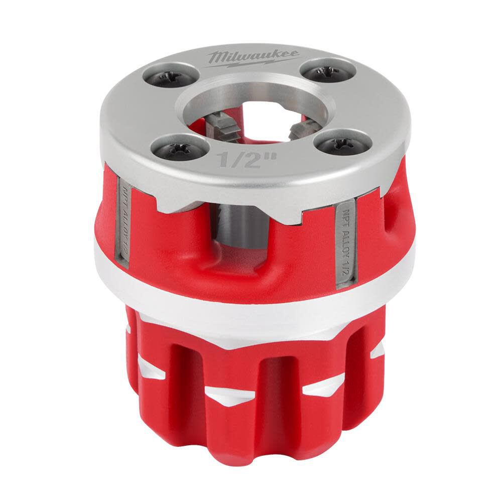 MILWAUKEE 1/2" Compact ALLOY NPT Portable Pipe Threading Forged Aluminum Die Head