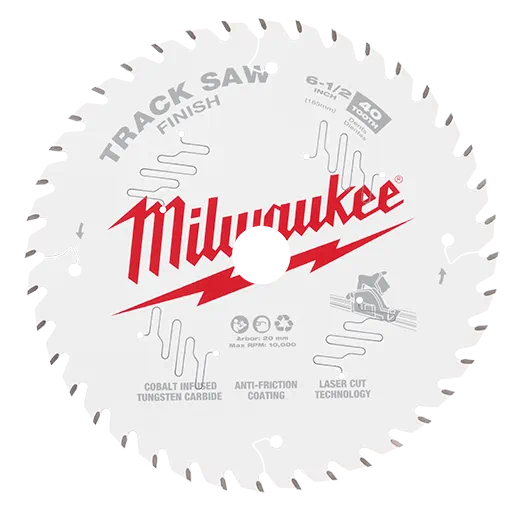 6-1/2" 40T Finish Track Saw Blade