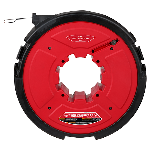 MILWAUKEE M18 FUEL™ ANGLER™ Cartucho de repuesto de cinta pasacables de acero de 120' x 1/8"