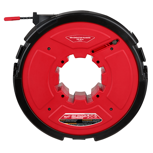 MILWAUKEE M18 FUEL™ ANGLER™ Cartucho de repuesto de cinta guía de tracción de poliéster no conductor de 100'