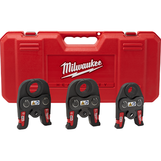 Kit de prensa de hierro negro MILWAUKEE de 1/2" - 1"