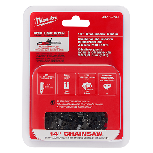 MILWAUKEE 14" Chainsaw Chain