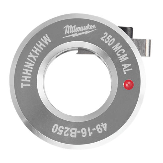 MILWAUKEE 250 MCM Cable Stripper Aluminum THHN / XHHW Bushing