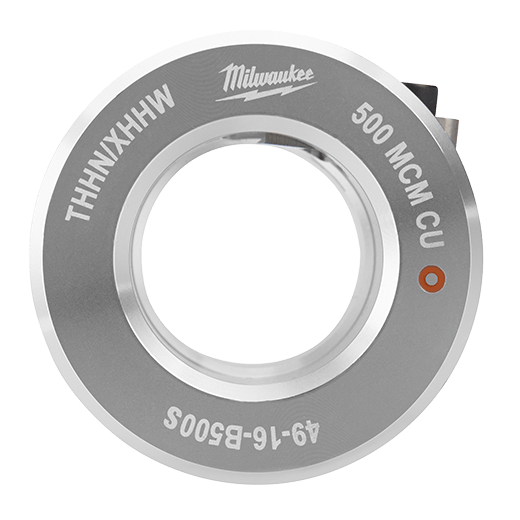 MILWAUKEE 500 MCM S Cable Stripper Copper THHN / XHHW Bushing