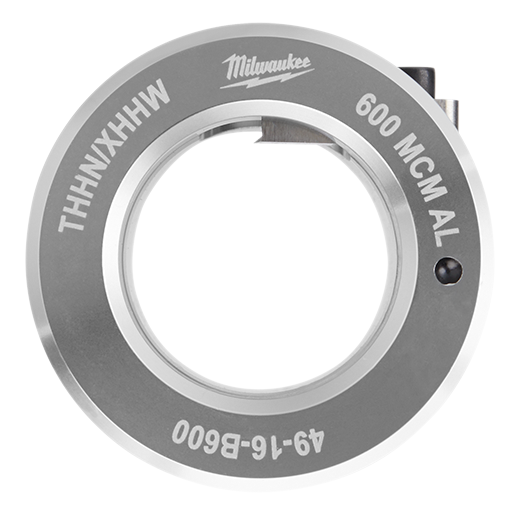 MILWAUKEE 600 MCM Cable Stripper Aluminum THHN / XHHW Bushing