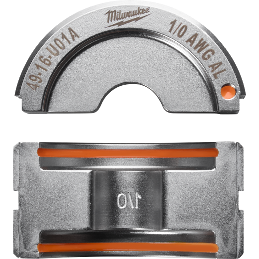 Troquel estilo U de aluminio MILWAUKEE 1/0 AWG