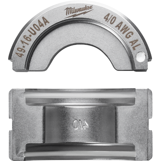 Troquel estilo U de aluminio MILWAUKEE 4/0 AWG