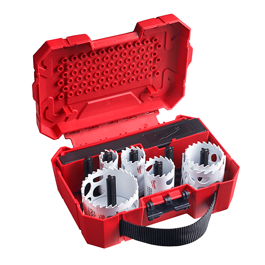 MILWAUKEE 10 UDS. HOLE DOZER™ con kit de sierra perforadora para electricista con dientes de carburo