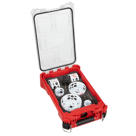 MILWAUKEE 10 PC. HOLE DOZER™ Bi-Metal Hole Saw Kit w/ PACKOUT™ Compact Organizer