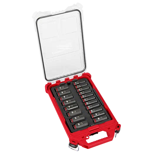 MILWAUKEE SHOCKWAVE Impact Duty Socket 3/8" Dr 19PC MM PACKOUT Set