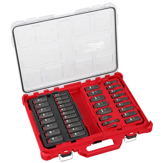 MILWAUKEE SHOCKWAVE Impact Duty Socket 3/8" Dr 36PC PACKOUT Set