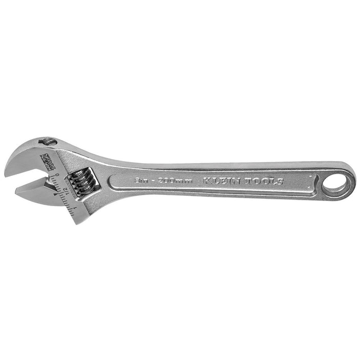 KLEIN TOOLS Adjustable Wrench, Extra-Capacity, 8-Inch