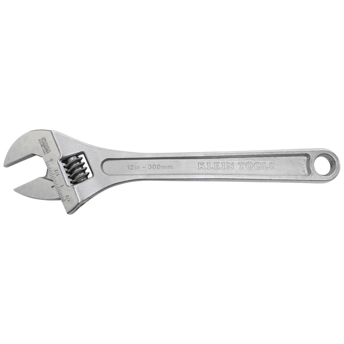 KLEIN TOOLS Adjustable Wrench, Extra Capacity, 12-Inch