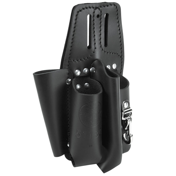 KLEIN TOOLS Black Leather Tool Pouch for Belts