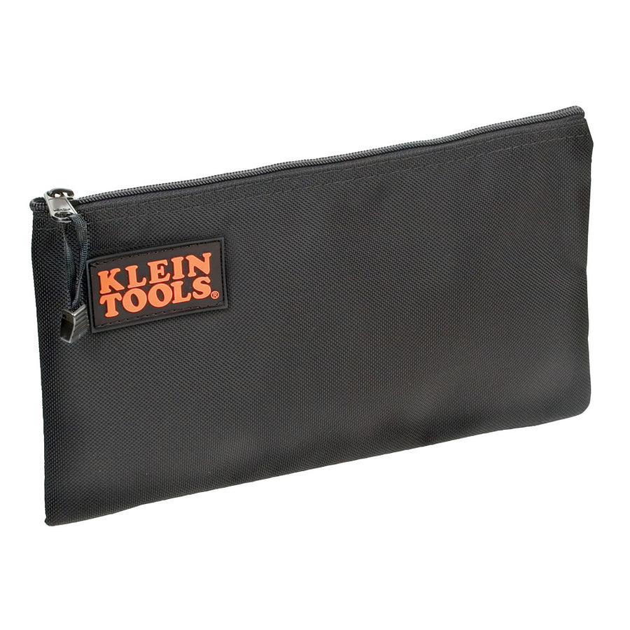 KLEIN TOOLS 12-1/2" Nylon Zipper Bag Tool Pouch