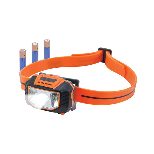 KLEIN TOOLS LED Headlamp w/ Silicone Hard Hat Strap