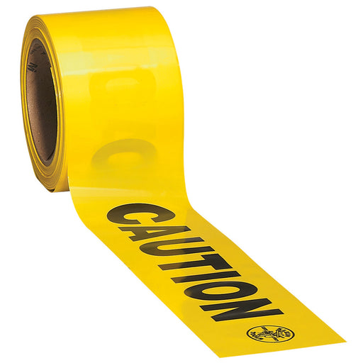 KLEIN TOOLS 3" X 200' Yellow CAUTION Barricade Tape