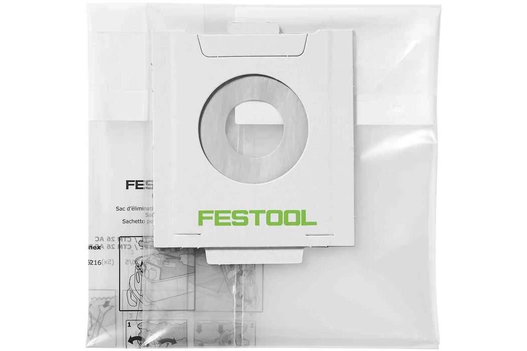 Bolsas antipolvo desechables FESTOOL ENS-CT 36 AC/5 (PAQUETE DE 5)