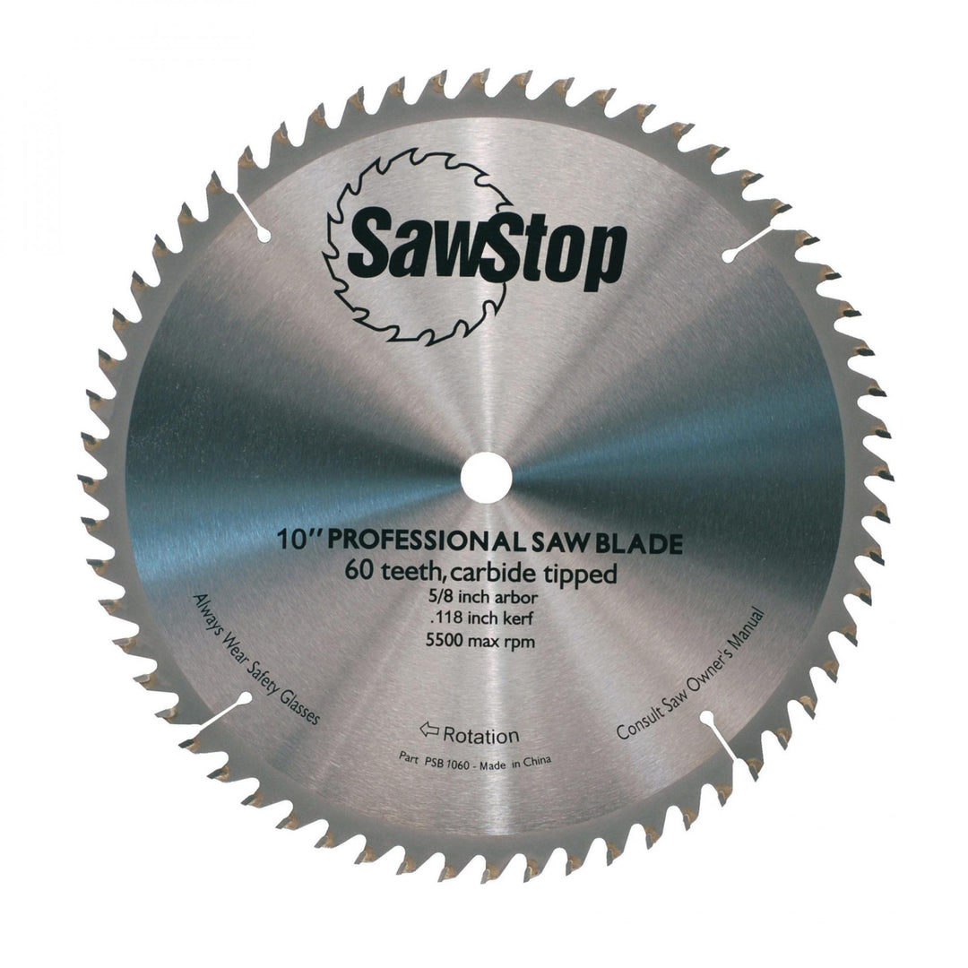 SAWSTOP 10" 60-Tooth Blade