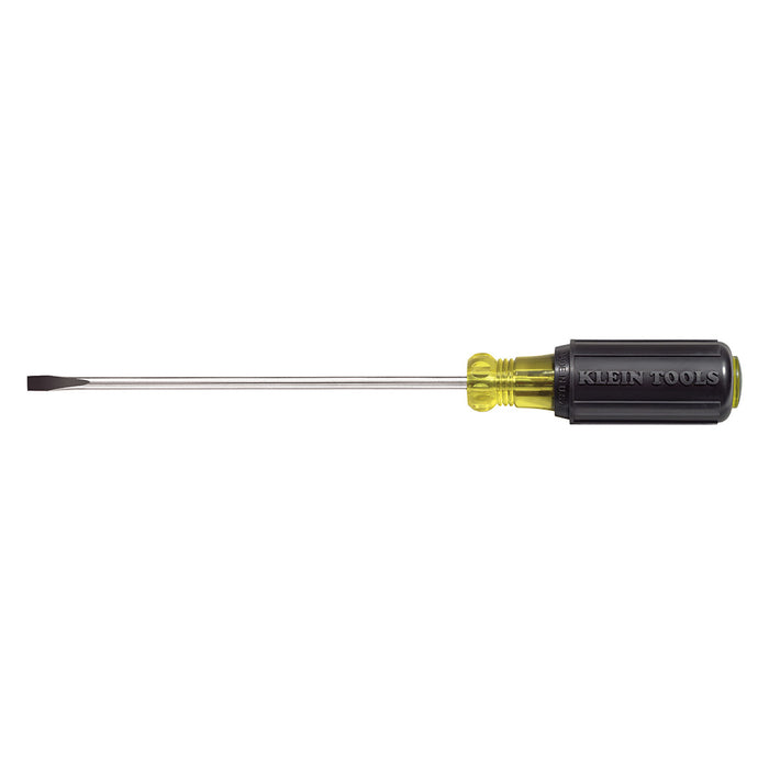 KLEIN TOOLS Screwdriver, 3/16-Inch Cabinet, 10-Inch Shank