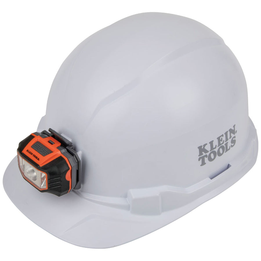 KLEIN TOOLS Cap Style Class E Non-Vented Hard Hat w/ Headlamp