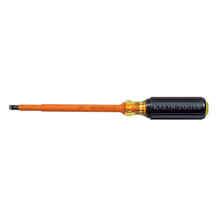 KLEIN TOOLS Insulated Screwdriver, 5/16-Inch Cabinet, 7-Inch