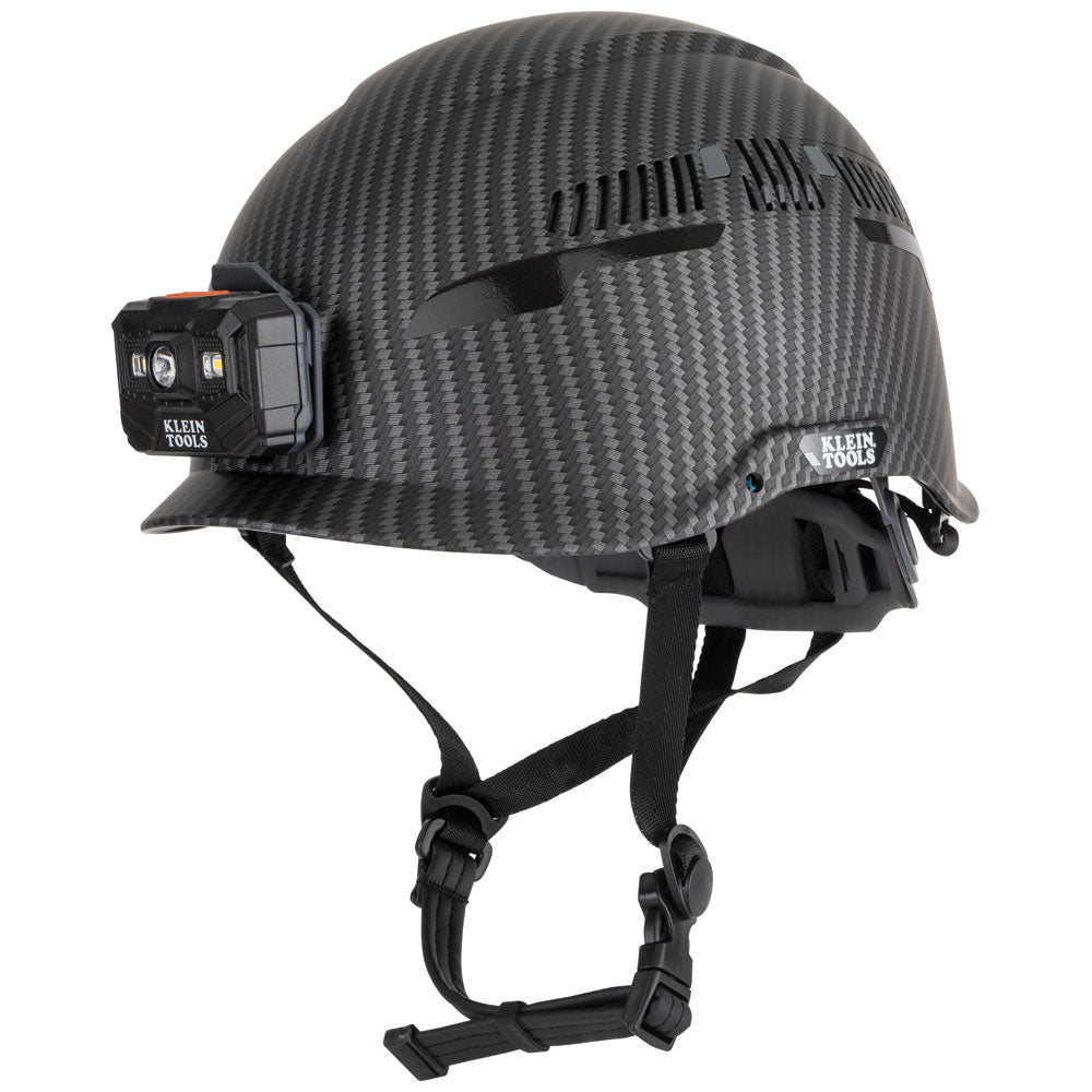 KLEIN TOOLS Premium KARBN™ Pattern Safety Helmet w/ Headlamp