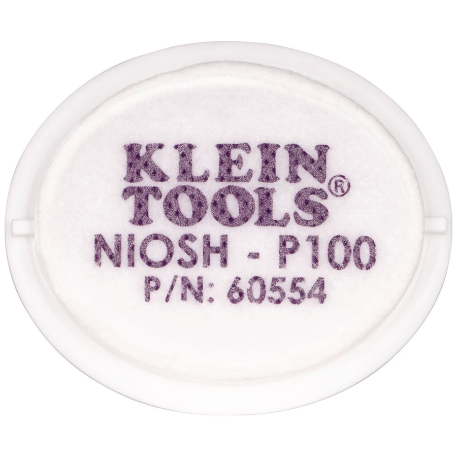 KLEIN TOOLS P100 Half-Mask Respirator Replacement Filters (2 PACK)
