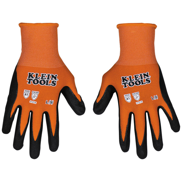KLEIN TOOLS Touchscreen Cut Level A1 Knit Dipped Gloves