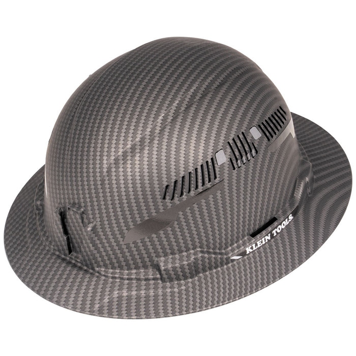 KLEIN TOOLS Full Brim Premium KARBN™ Pattern Hard Hat