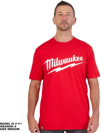 Camiseta resistente MILWAUKEE - Logotipo de manga corta