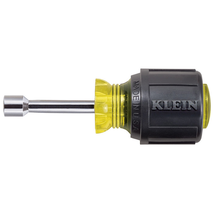 KLEIN TOOLS 1/4-Inch Hollow Magnetic Nut Driver, 1-1/2-Inch