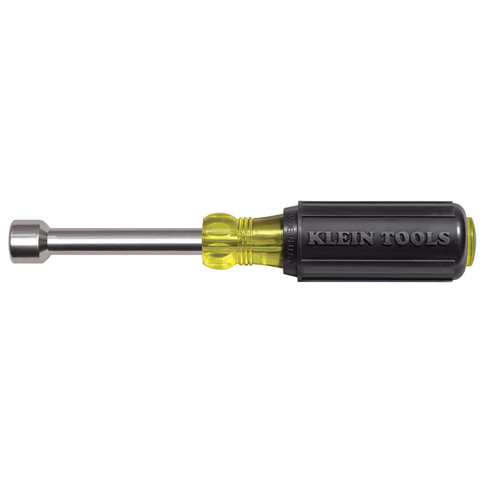 KLEIN TOOLS Nut Driver, 1/2-Inch Magnetic Tip, 3-Inch Shaft