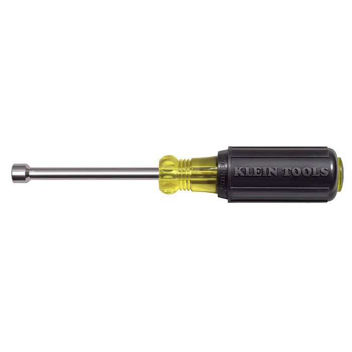 KLEIN TOOLS 1/4-Inch Magnetic Tip Nut Driver 3-Inch Shaft