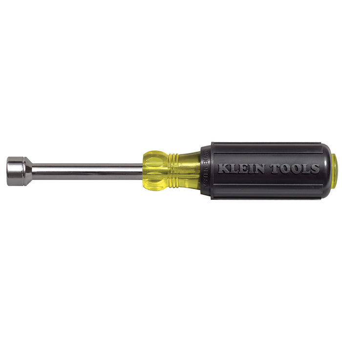 KLEIN TOOLS 11 mm Nut Driver, 3-Inch Hollow Shaft