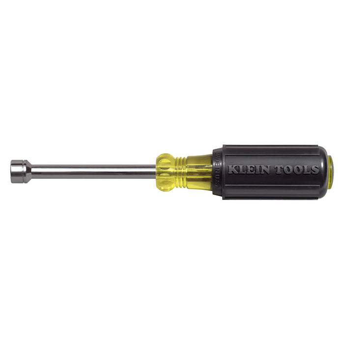 KLEIN TOOLS 9 mm Cushion-Grip‰ã¢ Nut Driver, 3-Inch Hollow Shaft
