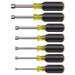 KLEIN TOOLS 7 PC. 3" Magnetic Nut Driver Set