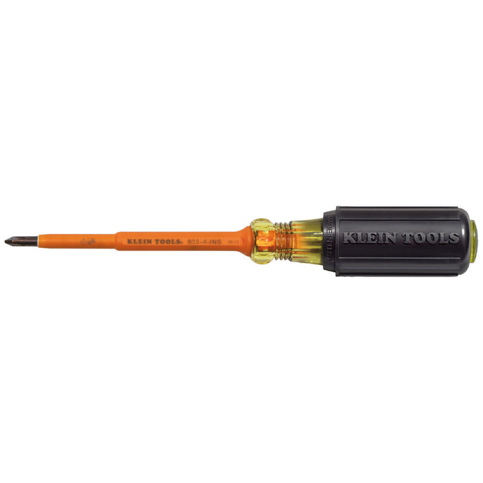 KLEIN TOOLS Insulated Screwdriver, #1 Phillips Tip, 4-Inch